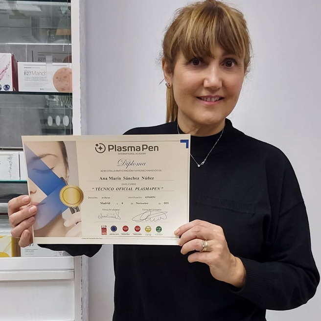 Ana María Sánchez Núñez : Técnico Especializado en PlasmaPen