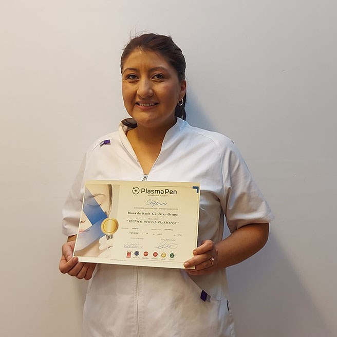 Diana Gutiérrez Ortega : Técnico Especializado en PlasmaPen