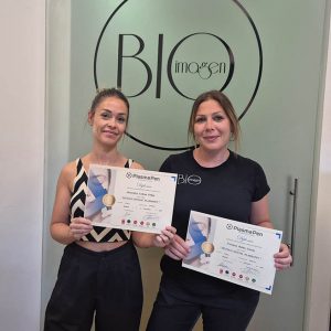 Vero Rubio y Alexandra Cedena