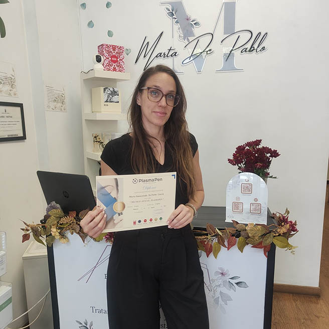 Marta de Pablo García : Técnico Especializado en PlasmaPen